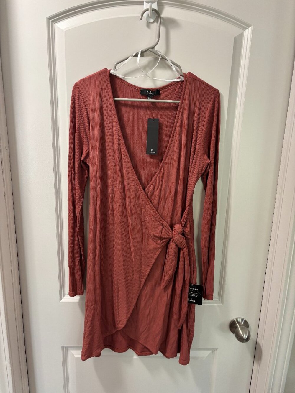 NWT Lulu’s Long Sleeve Wrap Dress